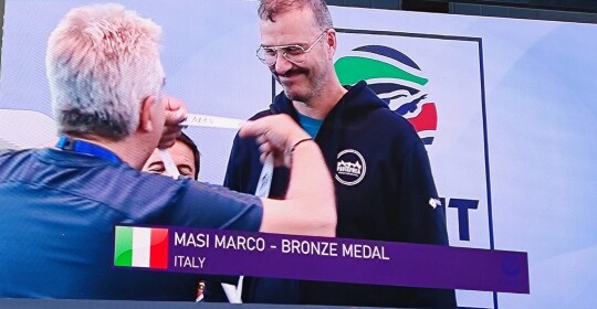 Marco Masi: doppio bronzo mondiale apnea indoor